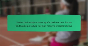 Sustav bodovanja za nove igrače badmintona: Sustav bodovanja po rallyju, Formati mečeva, Dodjela bodova